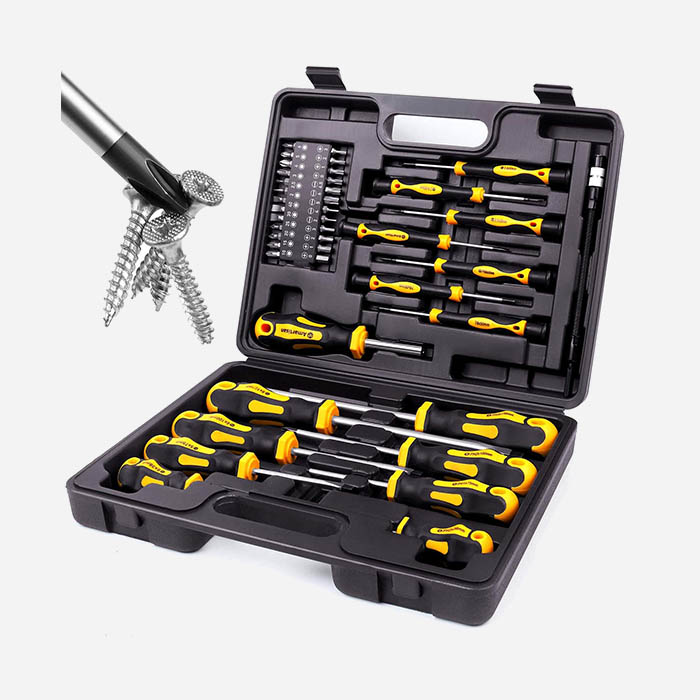 42-piece Magnetic Screwdriver Set with Case