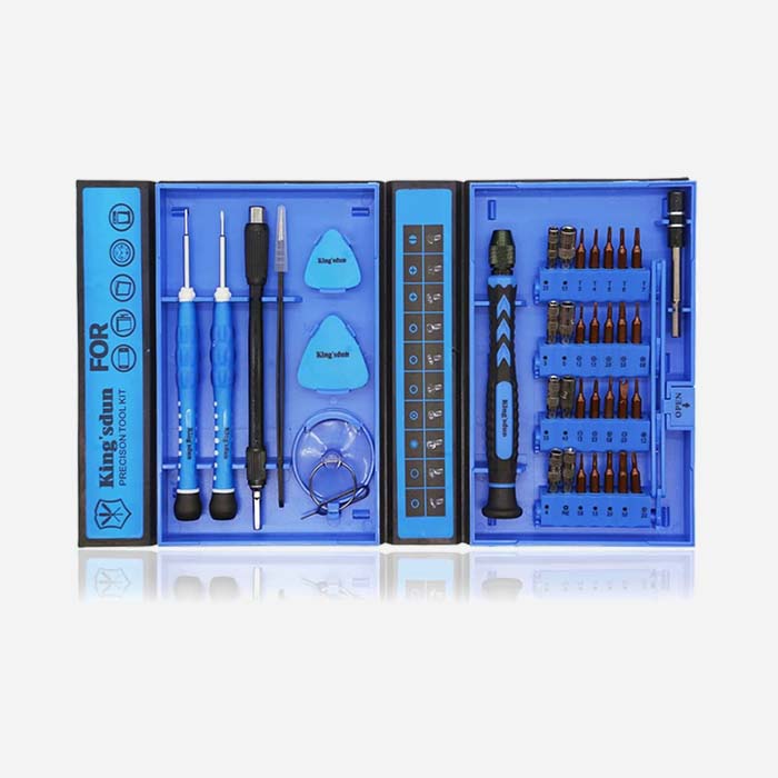 Kingsdun 38 in 1 Precision Multi Screwdriver Set,Phillips Triwing Torx Star Hexagon Screwdriver Tool Set with Small Case for Apple Iphone,Macbook,PC, & Other Electronic Repairs