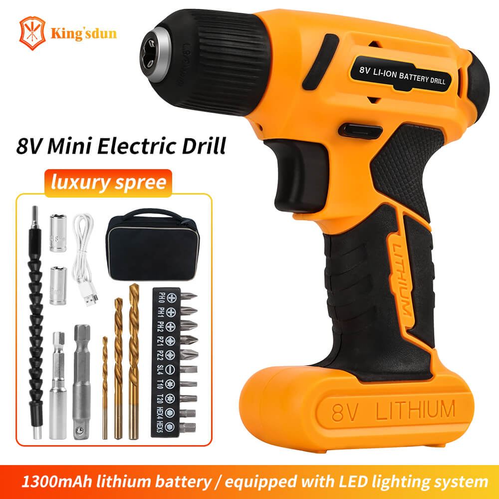 Multifunctional Cordless Screwdriver and Drill Small Electric